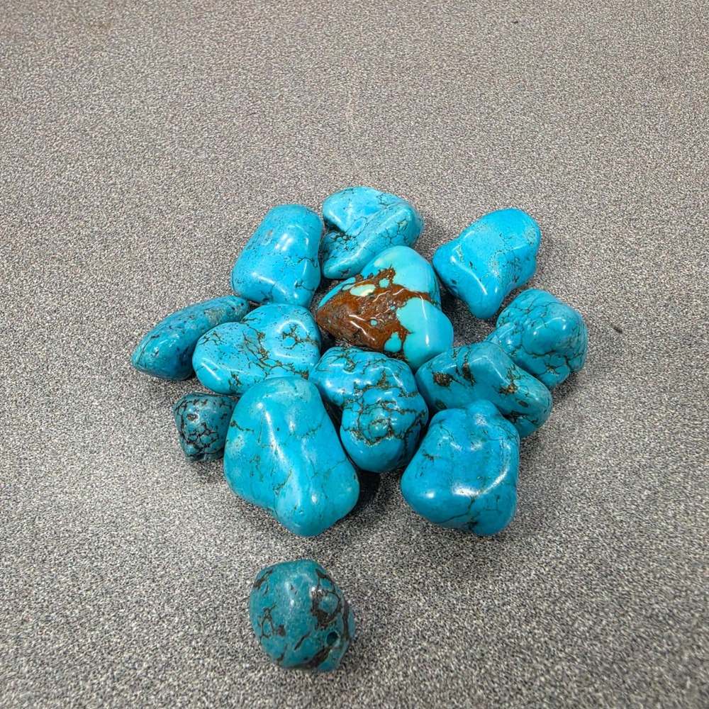 Real Turquoise Nugget Stones Excellent 174g Natural